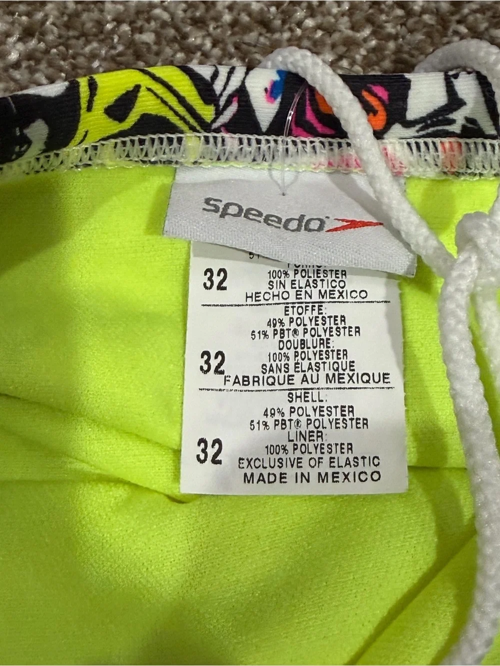 SPEEDO ENDURANCE LITE - MEN'S SWIM BRIEF -  - SIZE 32- NWT!!